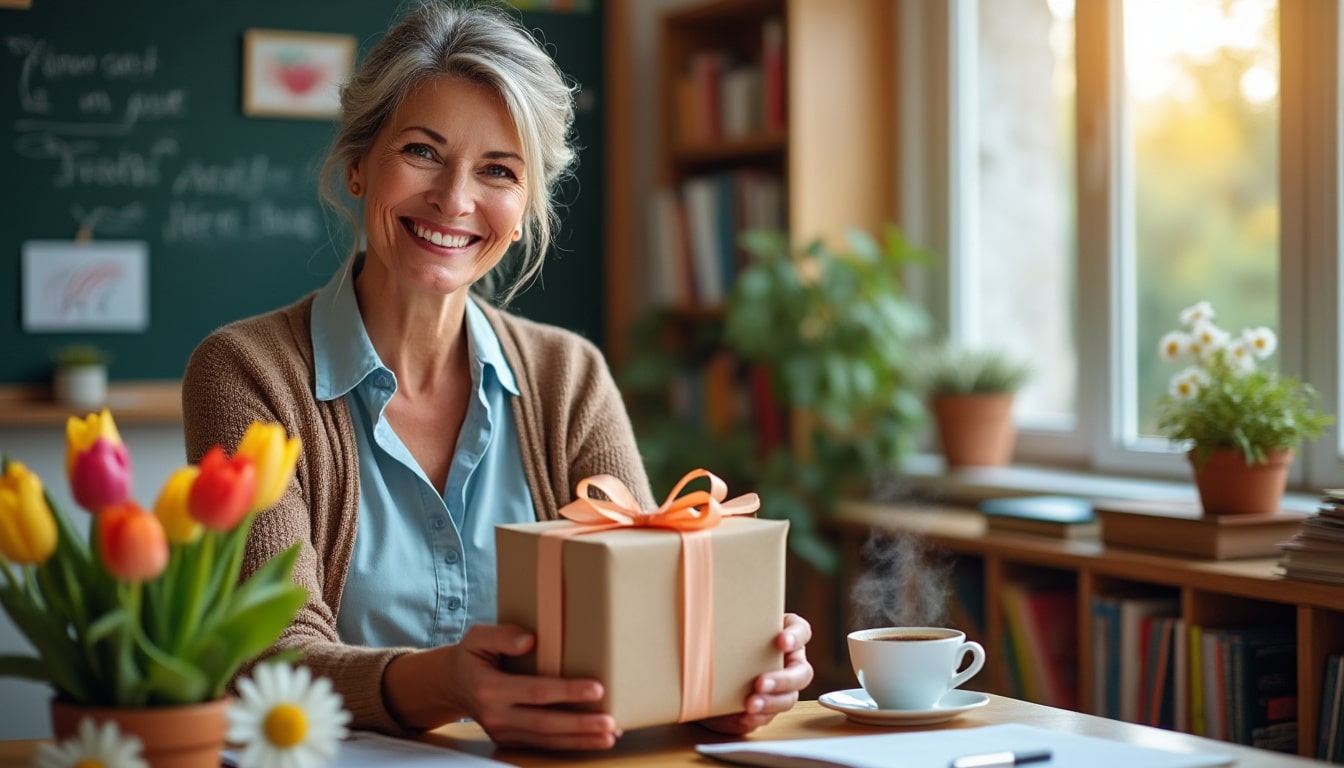 Cadeau de remerciement pour un professeur : ce qui est apprécié