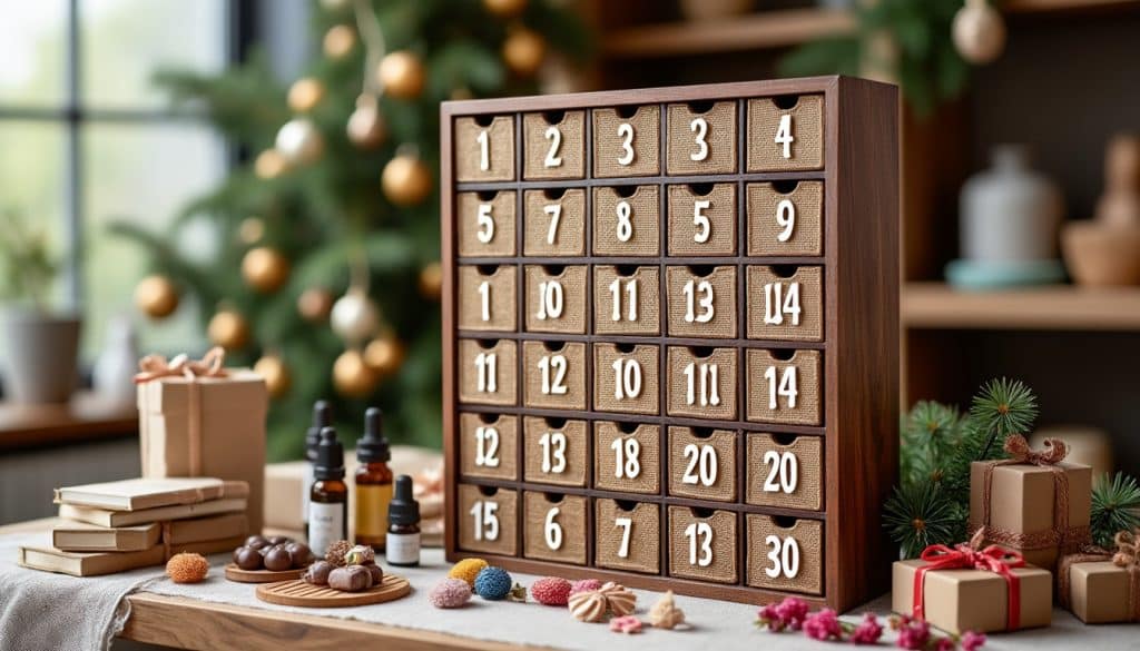 Calendrier de l&rsquo;avent à garnir soi-même : ce qu&rsquo;on peut y mettre