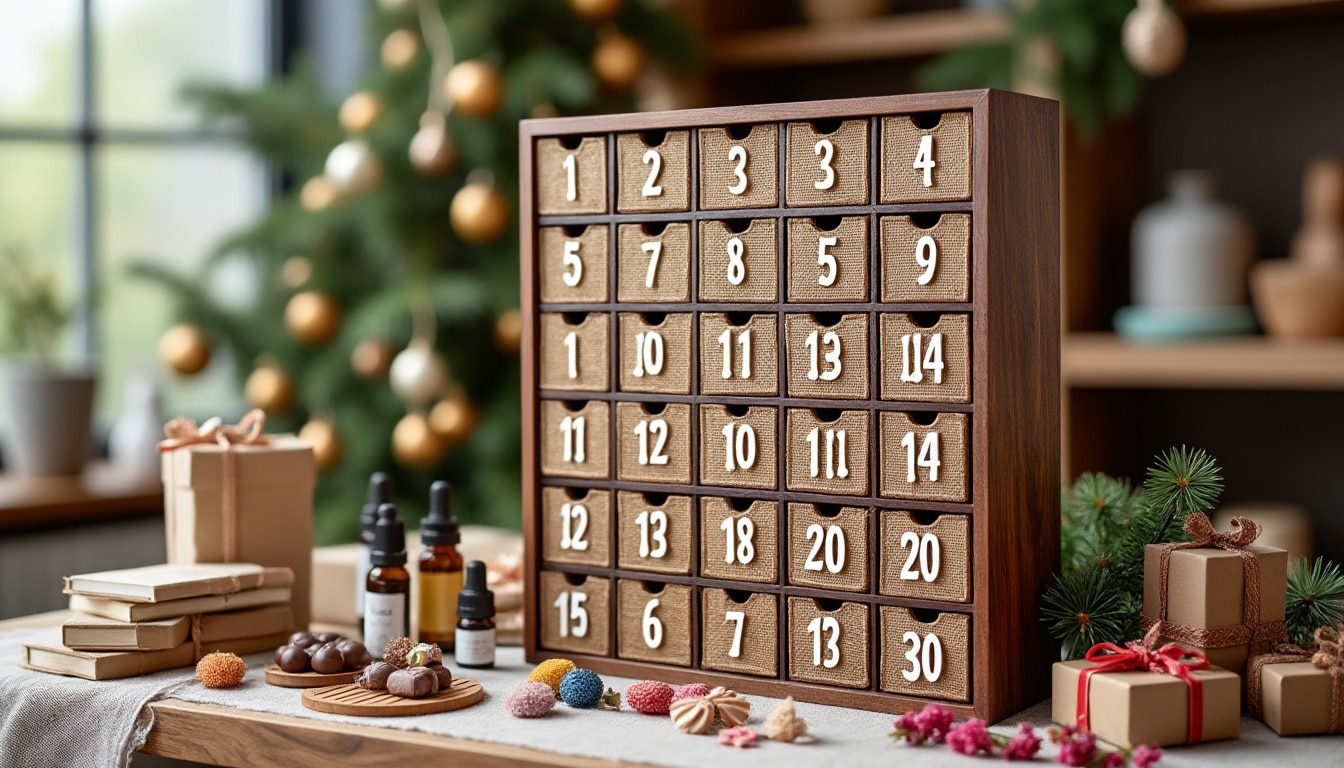 Calendrier de l&rsquo;avent à garnir soi-même : ce qu&rsquo;on peut y mettre