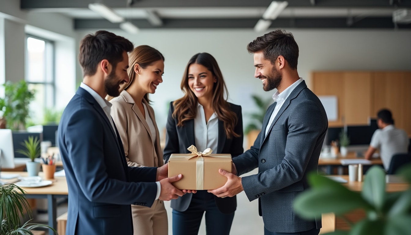 Idée cadeau salarié pas cher : ce que prévoit le cadre légal