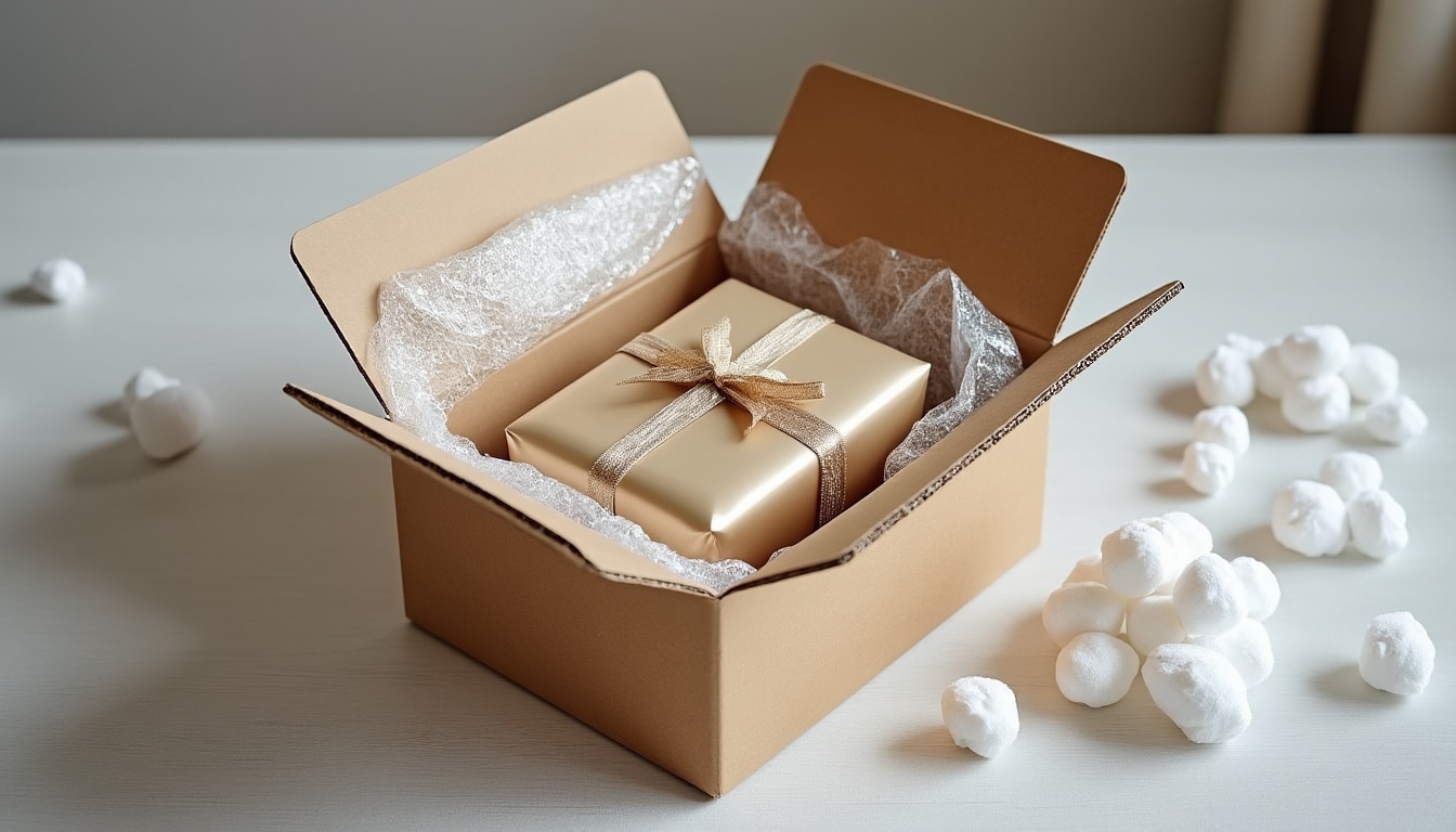 Cadeau fragile à expédier : comment il doit être calé