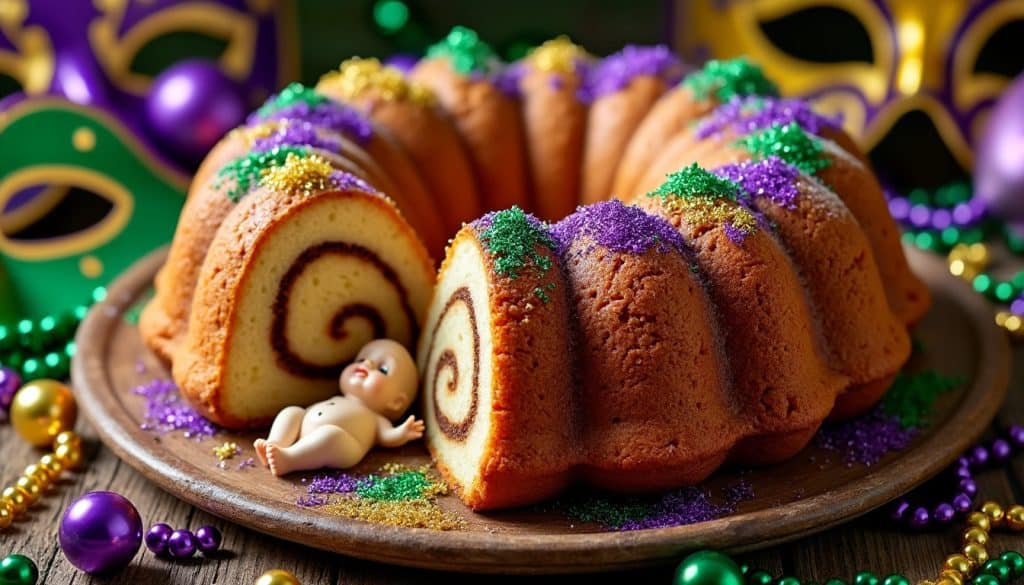 King cake de Mardi Gras : la tradition et la recette